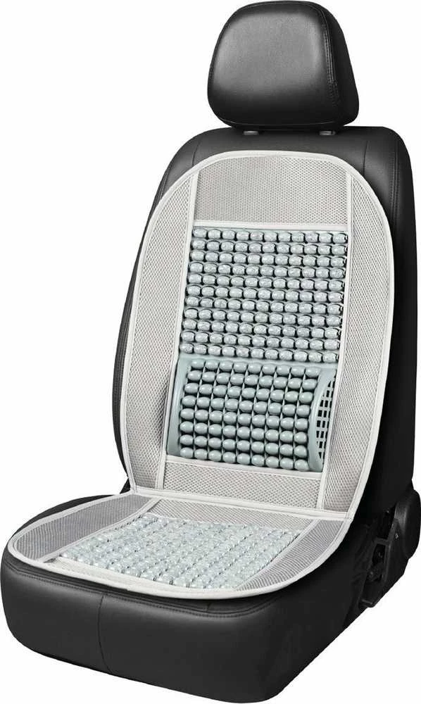 Amio Automobilio sėdynės kilimėlis su karoliukais 97 x 44 cm - pilka