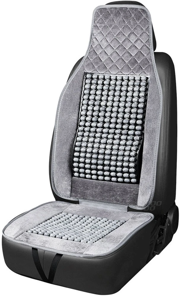 Amio Automobilio sėdynės kilimėlis su karoliukais CSM-17, 45x120 cm - pilka