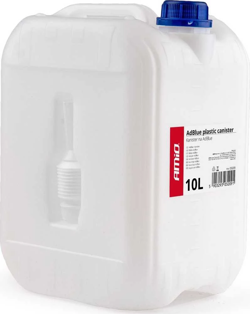 Plastikinis kanistras, AdBlue 10 L AMIO-03209