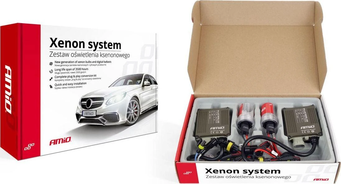Xenon rinkinys 1068 CANBUS H7M (metalinis) 6000K, AMIO-01798