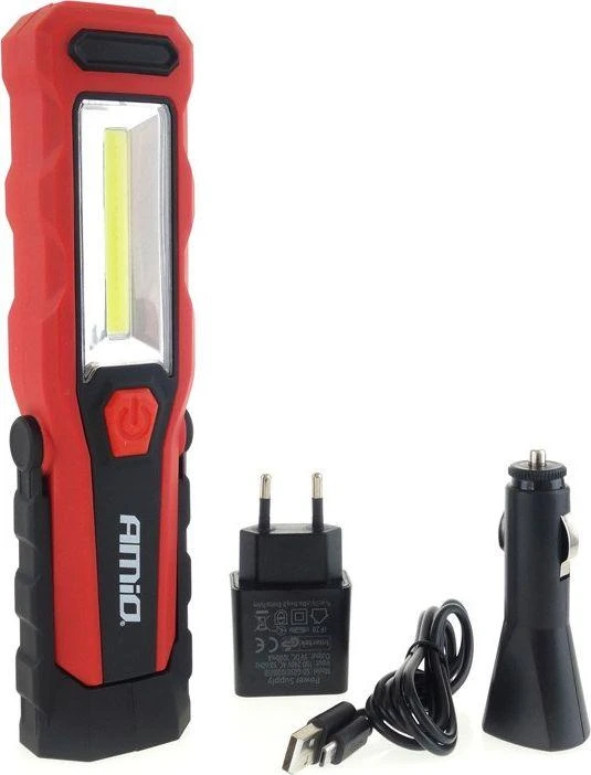 Amio LED Inspekcinė lempa, su pasisukimu 180°, 1800 mAh