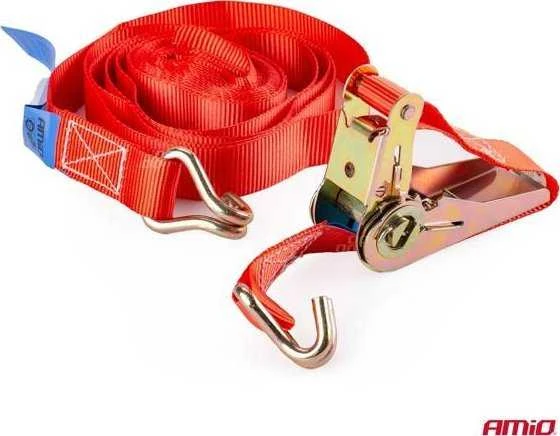Krovinių tvirtinimo diržas su įtempikliu 500 kg, 4 m x 25 mm, BELT-06 AMIO-02874
