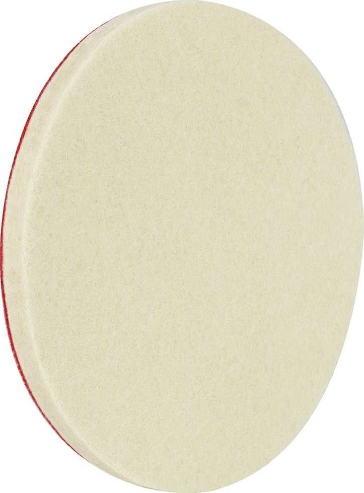 Automobilio poliravimo filco diskas su velcro tvirtinimu, 125 mm x 10 mm AMIO-02650
