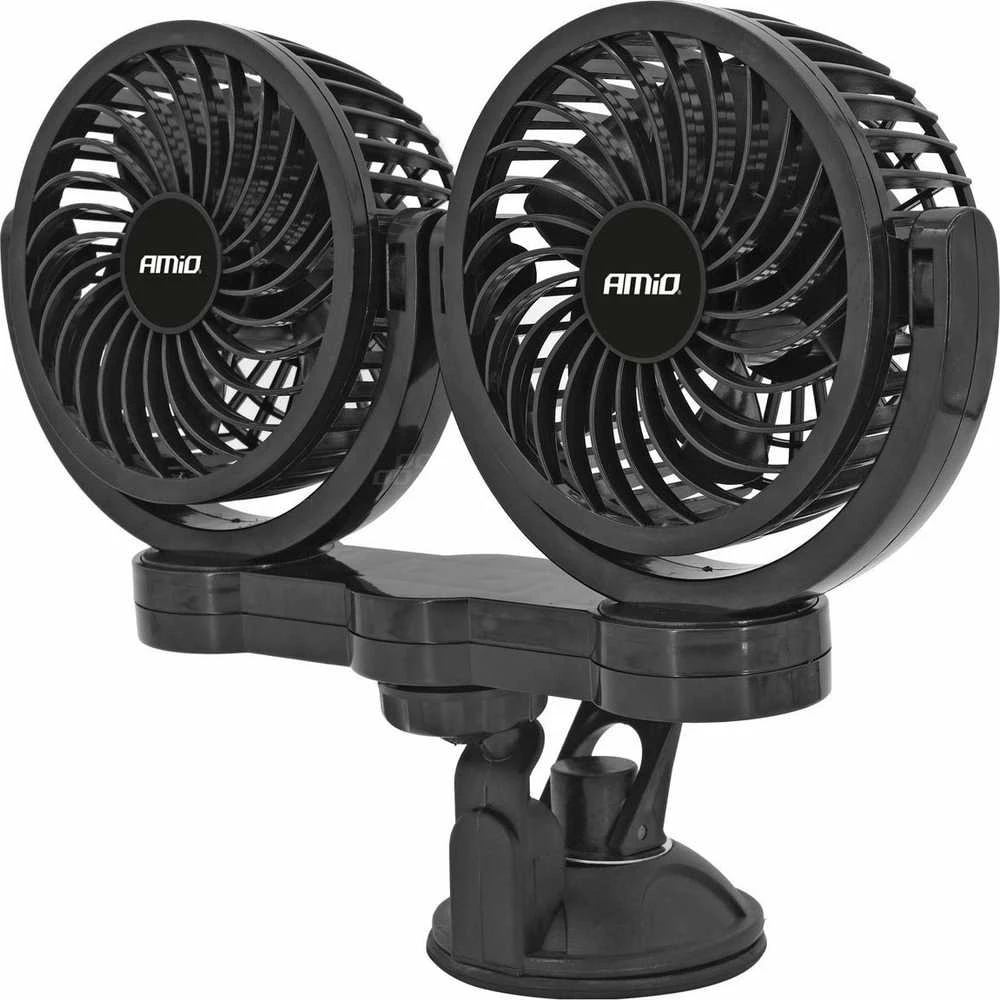 Amio Automobilio ventiliatorius su siurbtuku 2x4" 24V