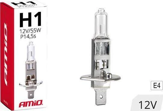 Automobilinė lemputė Amio H1 12V 55W
