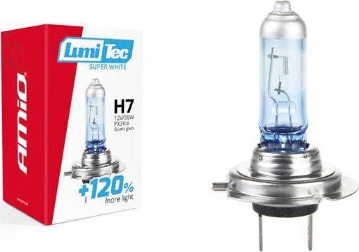 Amio Halogeninė lemputė LumiTec SuperWhite H7, 12V, 55W