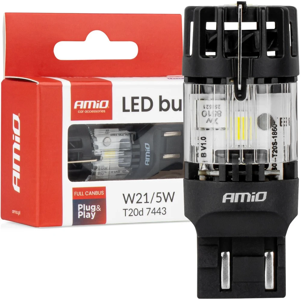 Lumitec T20D 7443 LED lemputė su aušinimo radiatoriumi