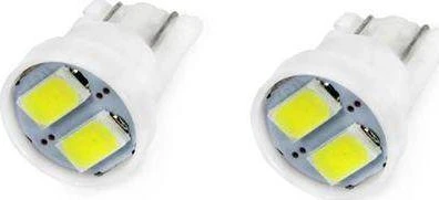 Klasikinės T10 W5W LED lemputės 2xsmd 5730 12v amio-01295