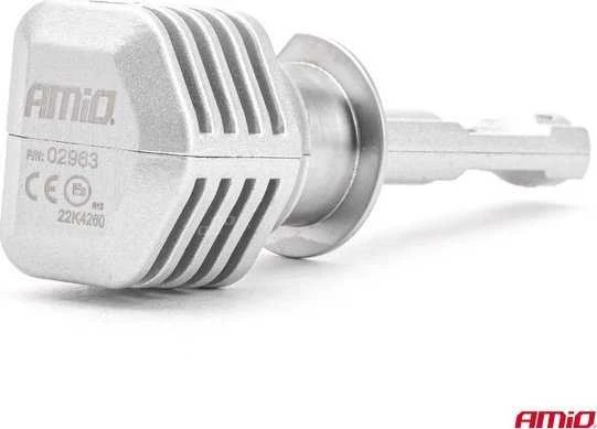 H1 LED automobilio lemputė su radiatoriumi