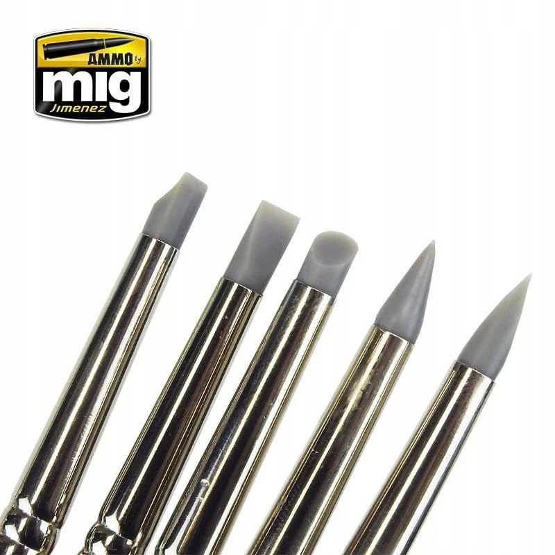 AMMO by MIG Jimenez AMMO MIG guminiais antgaliais teptukų rinkinys modeliavimui 7606