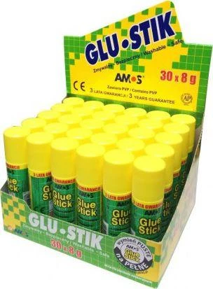 Amos Glue Stick 10g 30vnt.