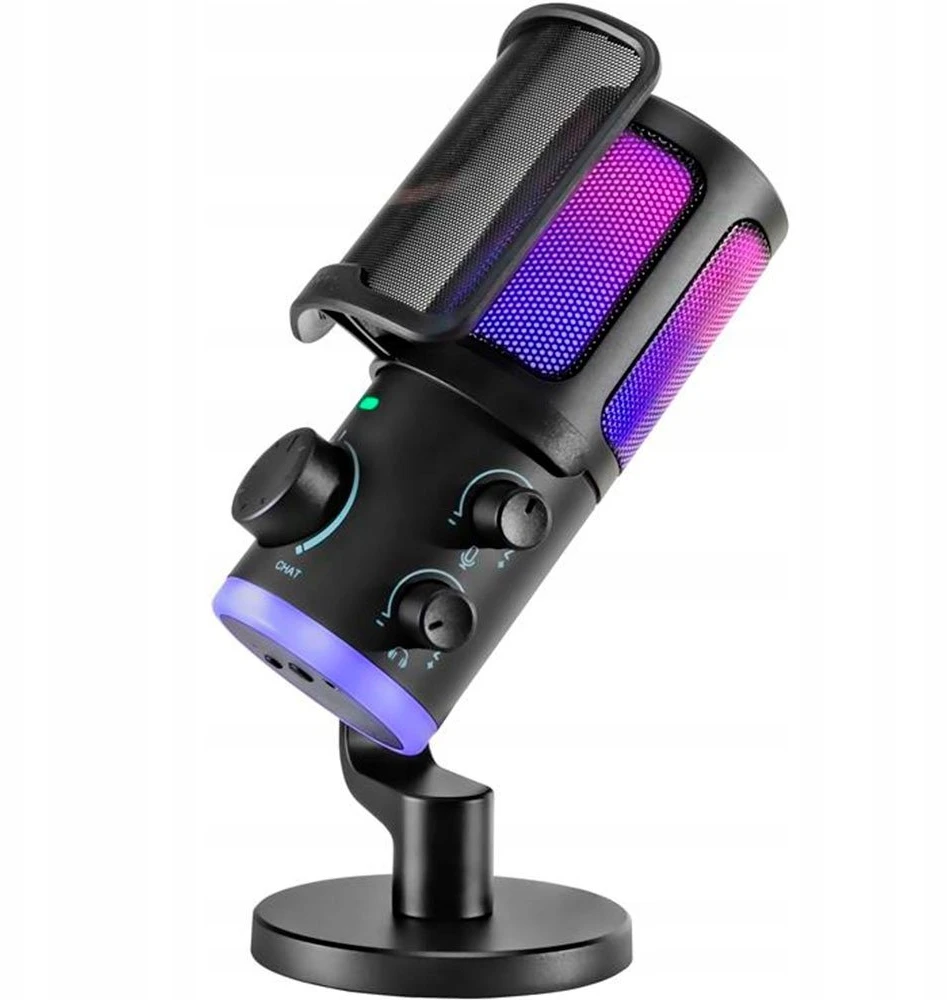 Fifine Technology FIFINE AmpliGame AM6 RGB Juodas (Juodas) Kondensatorinis Mikrofonas