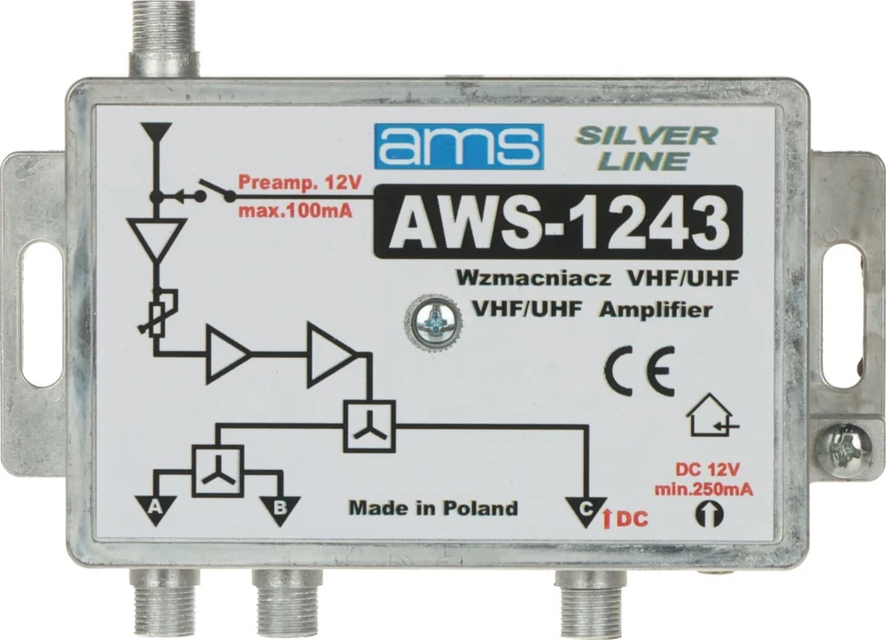 Carruzzo Antenna Amplifier AWS-1243 AMS