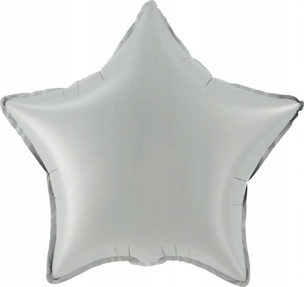 AMSCAN Balon foliowy Lśniący sidabrinė gwiazda 48cm 9914127