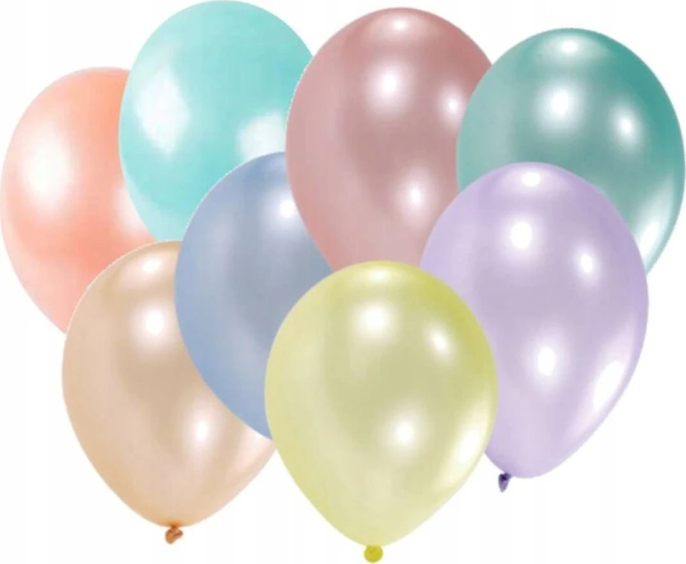 AMSCAN Perlamutriniai latekso balionai 25,4 cm / 10'' 8 vnt. 6415
