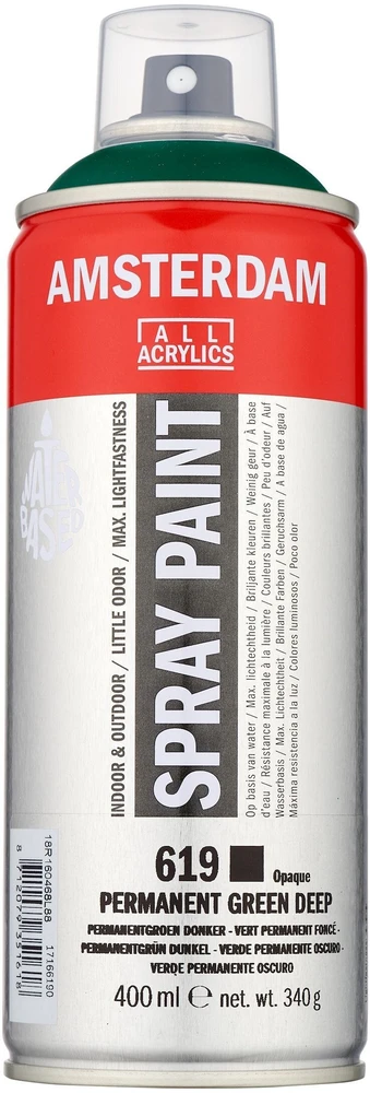 Amsterdam Purškiklis Paint Permanent Žalias Deep 619