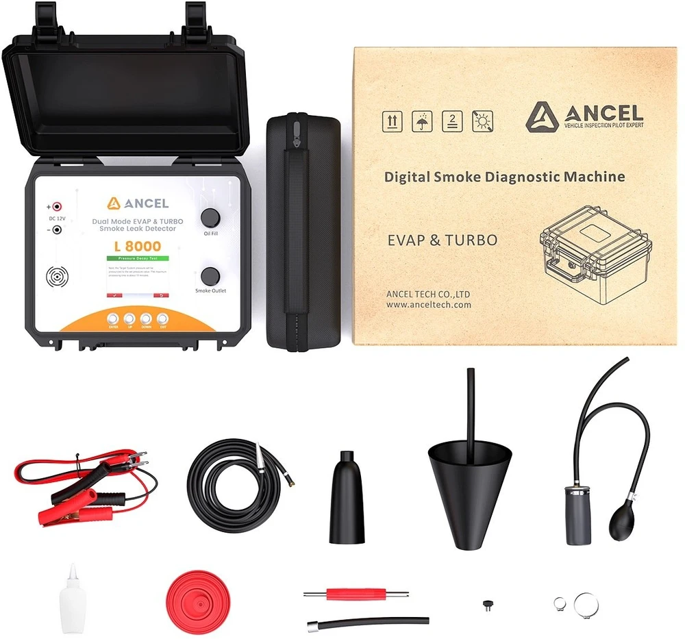 Automobilių nuotėkio ieškiklis - ANCEL L8000 20 PSI diagnostinis nuotėkio ieškiklis