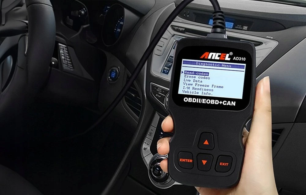 Diagnostinis skaitytuvas OBD2 Ancel AD310/AC103