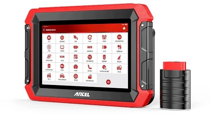 OBD2 diagnostinis skaitytuvas - ANCEL DS600 ELITE, 8 colių, „Android 10.0“, 4 GB RAM, 64 GB atmintinė, 4 150 mAh