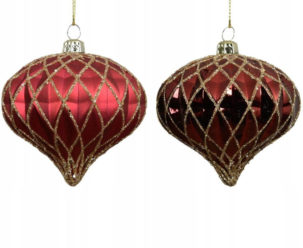 ROSA Christmas Tree toy Decoris 028455. red. polystyrene