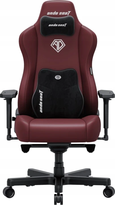Žaidimų kėdė AndaSeat Kaiser 3E XL, Tamsiai raudonos spalvos, PVC oda