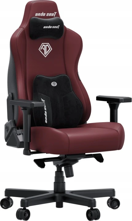 Žaidimų kėdė AndaSeat Kaiser 3E XL, Tamsiai raudonos spalvos, PVC oda