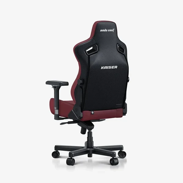 Žaidimų kėdė AndaSeat Kaiser 3E XL, Tamsiai raudonos spalvos, PVC oda