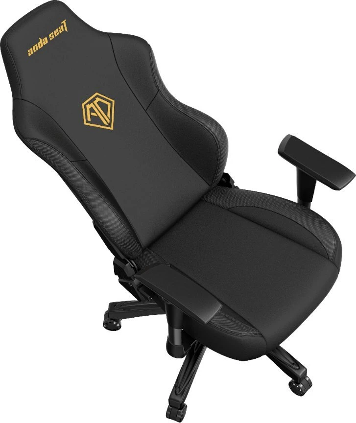 AndaSeat Anda Seat Phantom 3L juodas ir auksinis fotelis