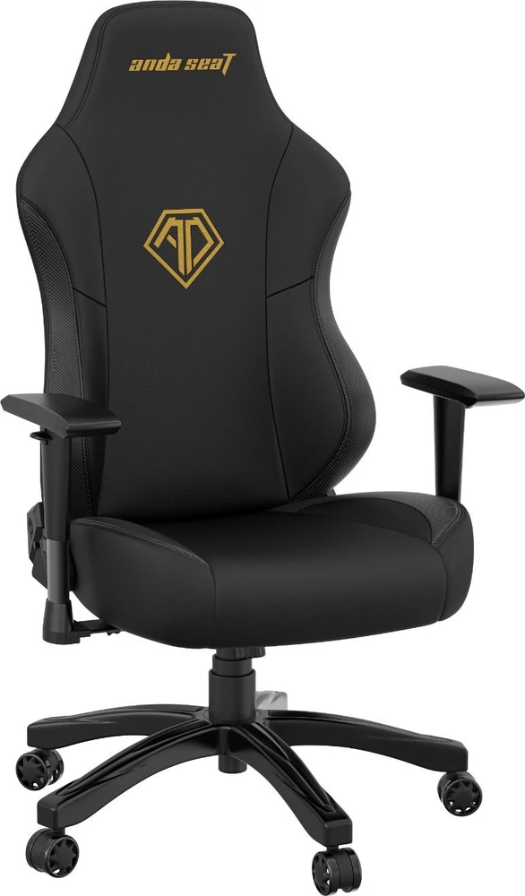 AndaSeat Anda Seat Phantom 3L juodas ir auksinis fotelis