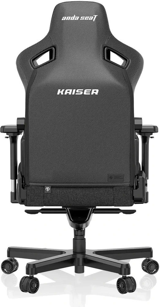 Žaidimų kėdė AndaSeat Kaiser 3 XL, Juoda, medžiaginė