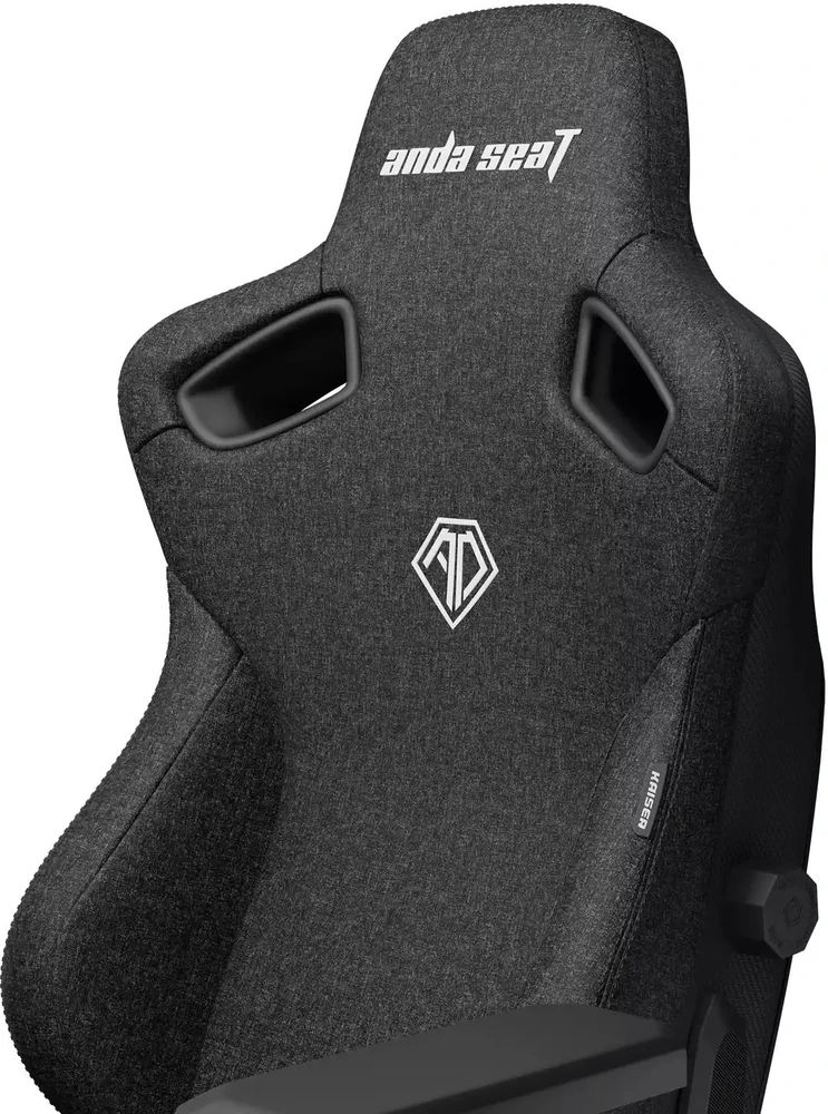 Žaidimų kėdė AndaSeat Kaiser 3 XL, Juoda, medžiaginė