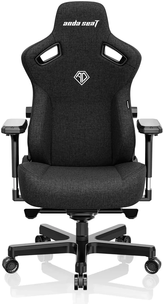 Žaidimų kėdė AndaSeat Kaiser 3 XL, Juoda, medžiaginė