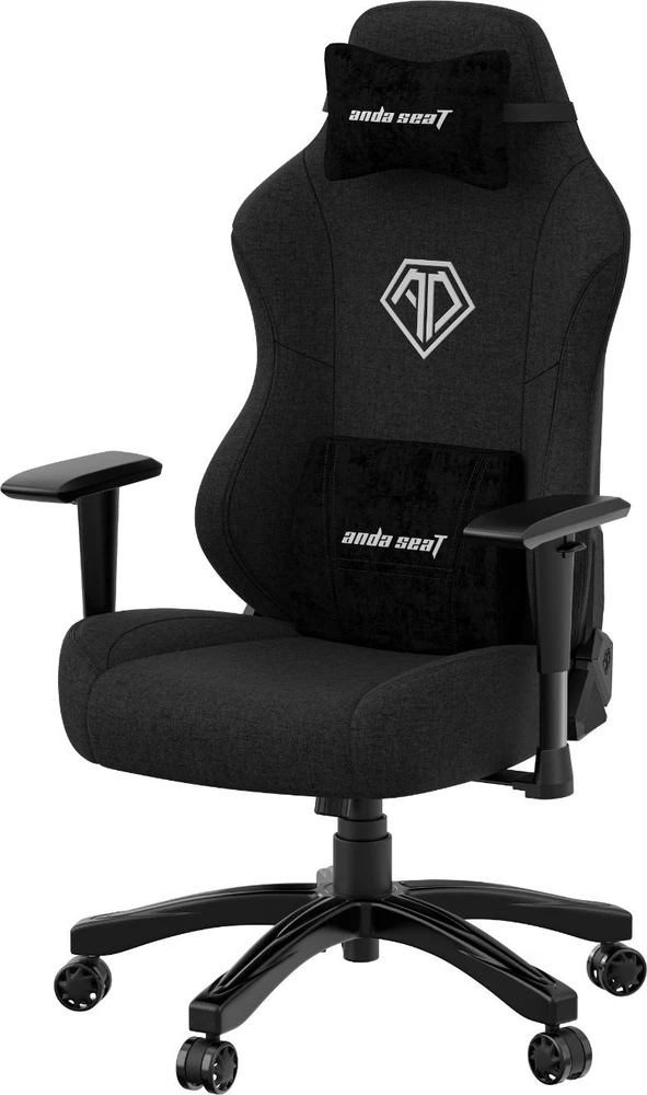 Žaidimų kėdė AndaSeat Phantom 3 L, juodos spalvos, medžiaga: audinys