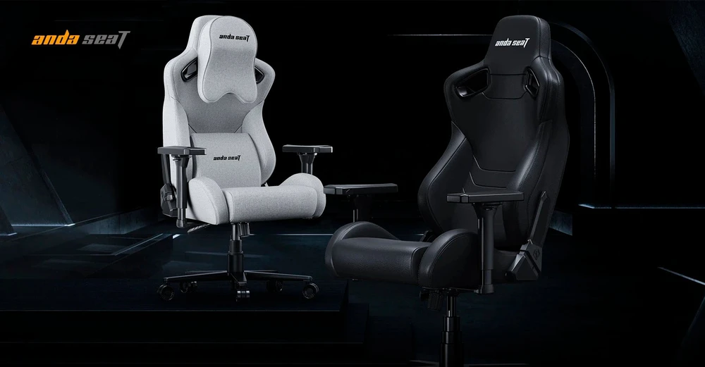 AndaSeat Fotel Anda Seat Žaidimų kėdė do biura skórzany Kaiser 2 Frontier juoda XL Anda Seat