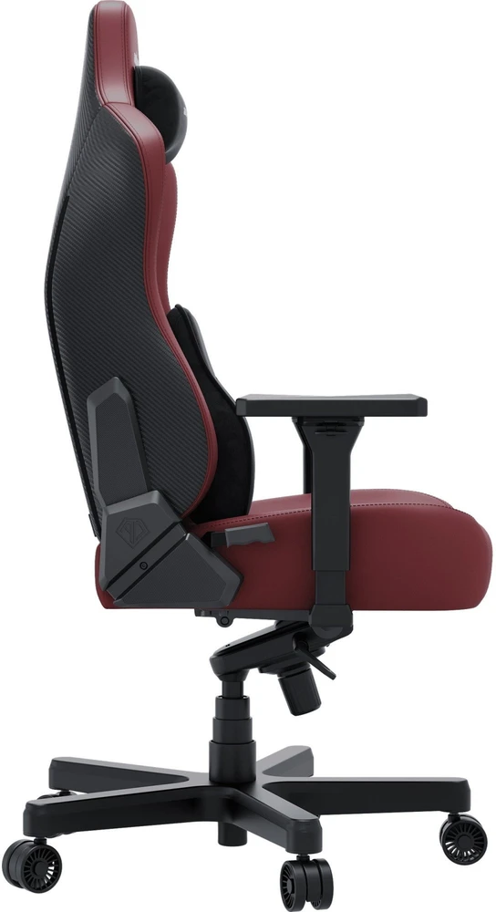 Žaidimų kėdė AndaSeat Kaiser 3E XL, Tamsiai raudonos spalvos, PVC oda