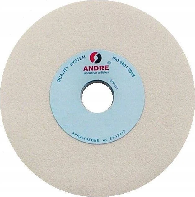 ANDRE PLOKŠČIAS ŠLIFAVIMO DISKAS 150mm x 20mm x 20mm 99A60K7VE01-35 Baltas „TYP 1”