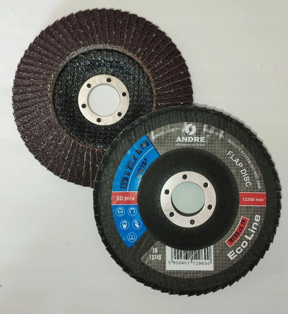 ANDRE ŠLIFAVIMO DISKAS ŽIEDLAPINIS 125mm P40 ECO LINE IV VERSIJA