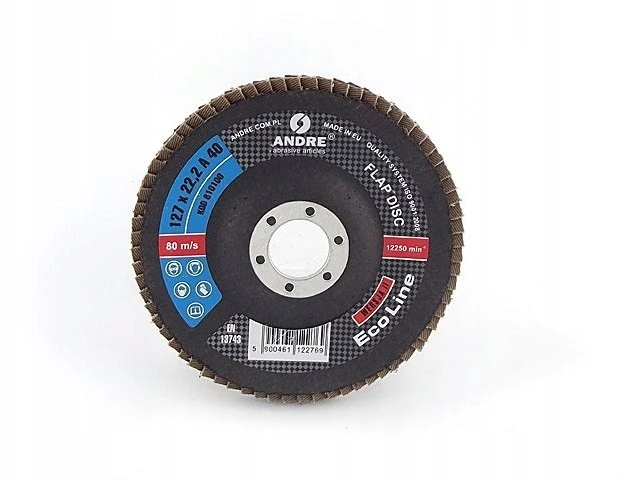 ANDRE ŠLIFAVIMO DISKAS (LAPELINIS) 125mm P40 ECO LINE II VERSIJA