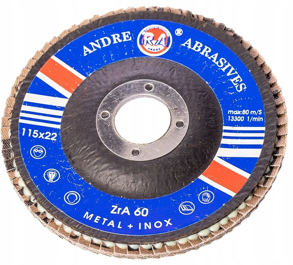 ANDRE ŠLIFAVIMO DISKAS (LAPELINIS) 125mm P40 ECO LINE II VERSIJA