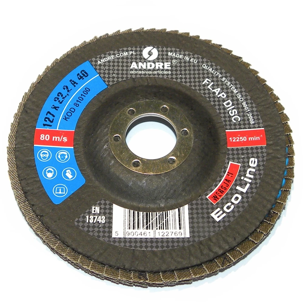 ANDRE ŠLIFAVIMO DISKAS (LAPELINIS) 125mm P40 ECO LINE II VERSIJA