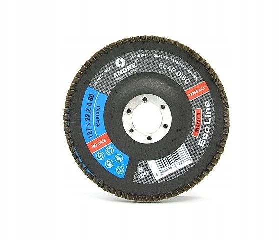 ANDRE ŠLIFAVIMO DISKAS ŽIEDLAPINIS 125mm P60 ECO LINE II VERSIJA