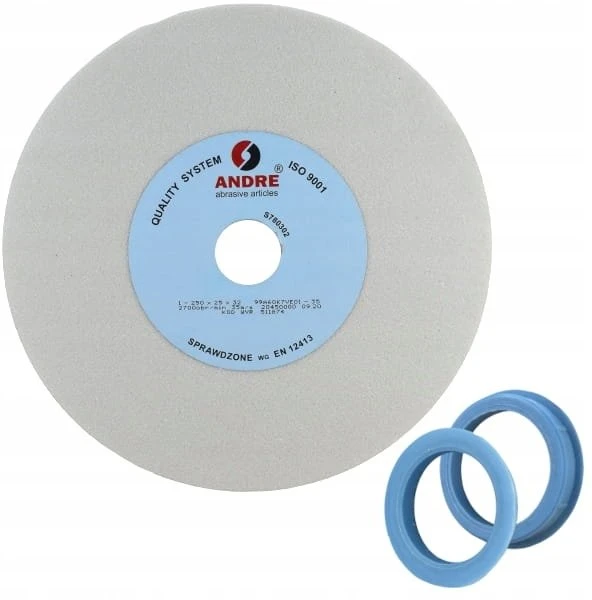 ANDRE PLOKŠČIAS ŠLIFAVIMO DISKAS 250mm x 25mm x 32mm 99AY60K7VE01-35 Baltas „TIPAS 1”
