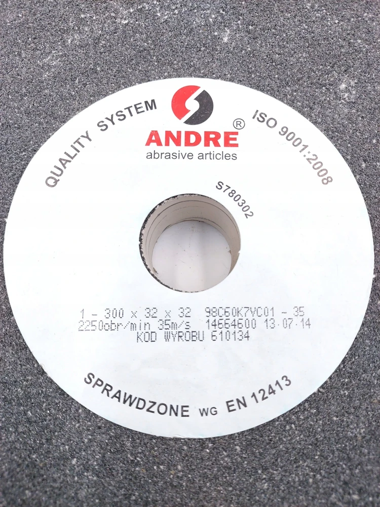 Andre ANDRE ŚCIERNICA PŁASKA 300mm x 32mm x 32mm 98C60K7VC01-35 Juoda ''TYP 1''