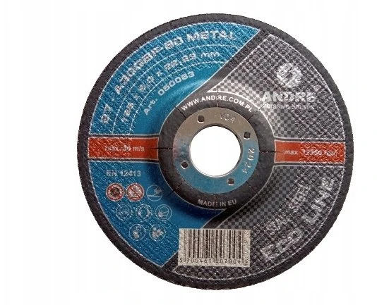 ANDRE ŠLIFAVIMO DISKAS METALUI 125 x 6,0mm METAL ECO LINE A30QBF