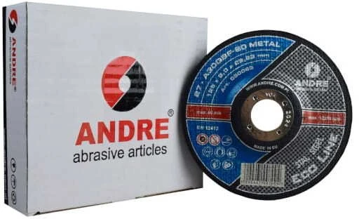 ANDRE ŠLIFAVIMO DISKAS METALUI 125 x 6,0mm METAL ECO LINE A30QBF