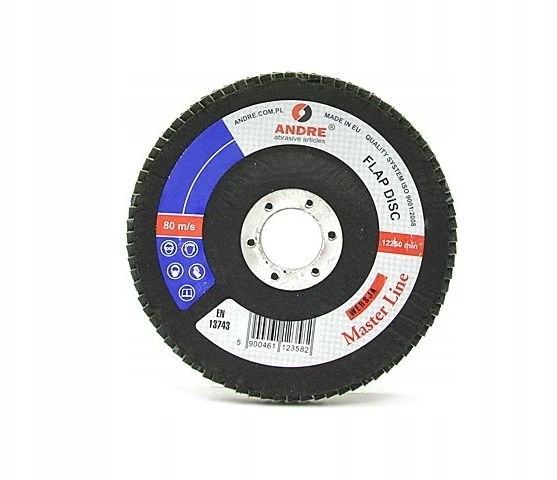 ANDRE LAMELINIS ŠLIFAVIMO DISKAS 125mm P 40 KERAMINIS MASTER LINE III VERSIJA
