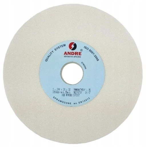 ANDRE PLOKŠČIAS ŠLIFAVIMO DISKAS 250mm x 25mm x 76mm 99A60K7VE01-35 Baltas „TYP 1”