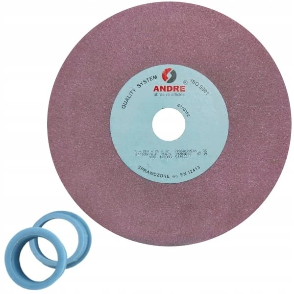 ANDRE PLOKŠČIAS ŠLIFAVIMO DISKAS 250mm x 25mm x 32mm CRA60K7VE01-35 ROŽINIS „TIPAS 1”