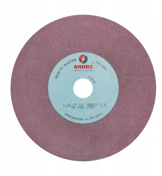 ANDRE PLOKŠČIAS ŠLIFAVIMO DISKAS 250mm x 25mm x 32mm CRA60K7VE01-35 ROŽINIS „TIPAS 1”