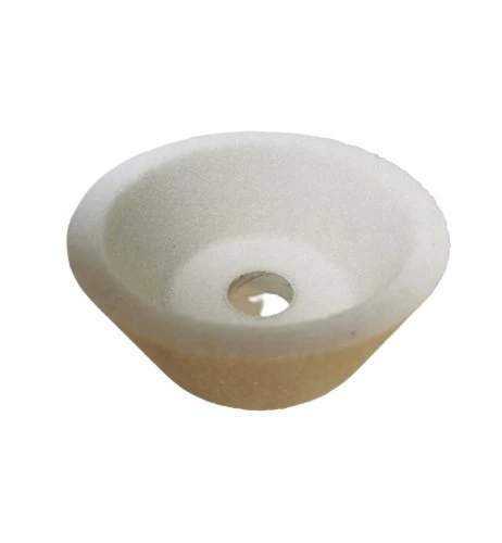 ANDRE TAURELĖS FORMOS ŠLIFAVIMO DISKAS 125mm x 40mm x 20mm 99A46K7VE01-30 Baltas „TYP 11”